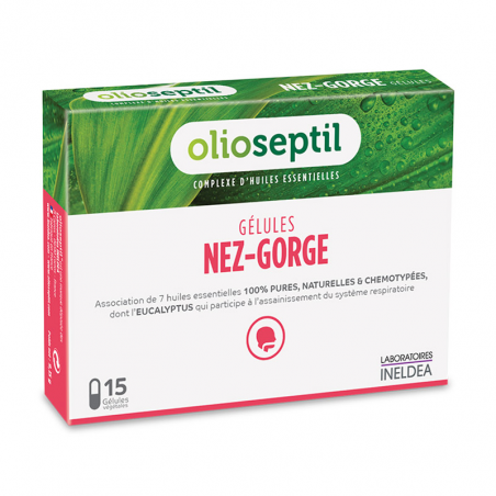 OLIOSEPTIL НОС-ГОРЛО / НОС-ГОРЛО, блистер 15 капсул