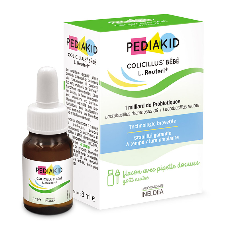 PEDIAKID КОЛИЦИЛЛУС БЕБИ ПРОТИВ КОЛИК У МЛАДЕНЦЕВ / COLICILLUS® BEBE L. Reuteri+, 8 мл