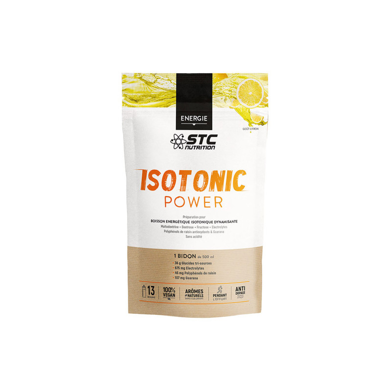STC ИЗОТОНИК ПАУЭР – ПРОТИВ СУДОРОГ – ЛИМОН / ISOTONIC POWER - NO CRAMP - CITRON, 525 г