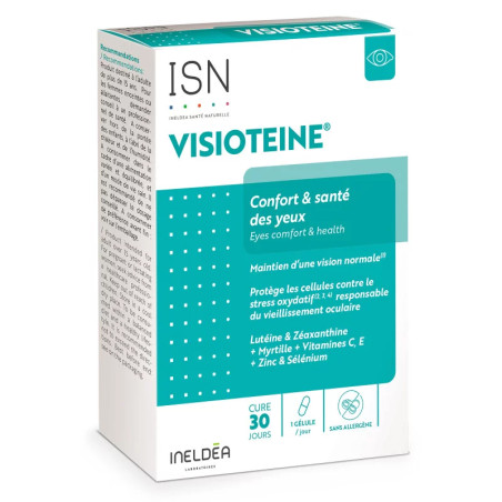 INELDEA ВИЗИОТЕИН / VISIOTEINE® - острота зрения и усталость глаз - 30 капсул