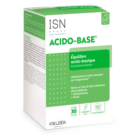 INELDEA АЦИДО-БЕЙЗ / ACIDO-BASE® – кислотно-щелочной баланс – 90 капсул