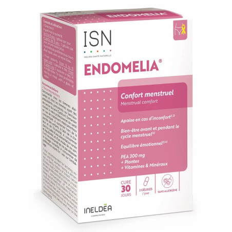 INELDEA ЭНДОМЕЛИЯ / ENDOMELIA® - При Эндометриозе, Уменьшает симптомы ПМС - 60 капсул