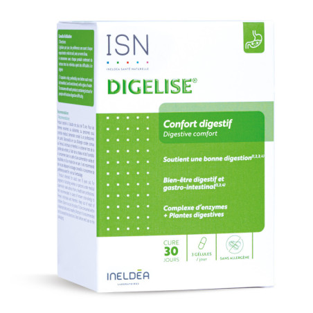 INELDEA ДИГЕЛИЗ / DIGELISE® - улучшение пищеварения - 90 капсул