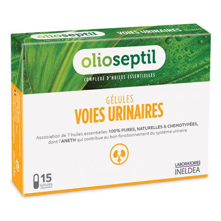 OLIOSEPTIL МОЧЕВЫВОДЯЩИЕ ПУТИ / VOIES URINAIRES, блистер 15 капсул - срок 11/2026