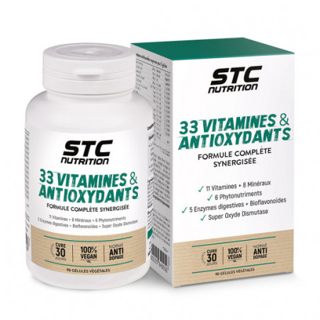copy of STC 33 ВИТАМИНА И АНТИОКСИДАНТА / 33 VITAMINES & ANTIOXYDANTS®, 90 капсул - срок 12/26