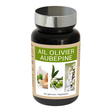 NUTRIEXPERT ЧЕСНОК ЛИСТ ОЛИВЫ ЦВЕТЫ БОЯРЫШНИКА / AIL OLIVIER AUBEPINE, 60 капсул