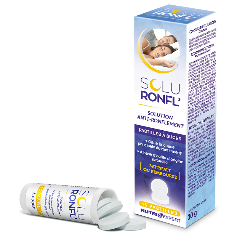 NUTRIEXPERT ПАСТИЛКИ ОТ ХРАПА СОЛЮРОНФЛ / SOLURONFL, 15 пастилок для рассасывания